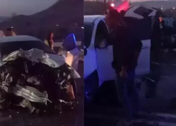 Otomobil bariyerlere saplandı, anne ve baba öldü