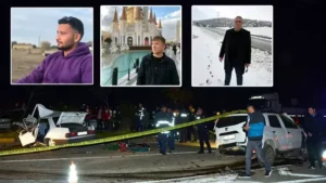 Antalya‘nın Serik ilçesinde otomobil, cip ve kamyonetin karıştığı kazada Mehmet