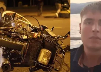 Otomobille çarpışan motosikletin sürücüsü öldü