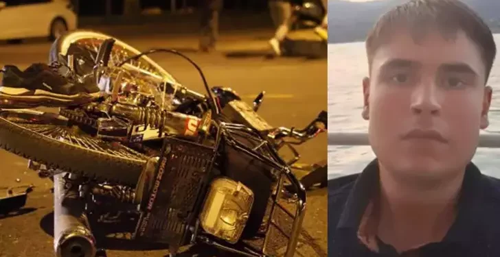 Otomobille çarpışan motosikletin sürücüsü öldü