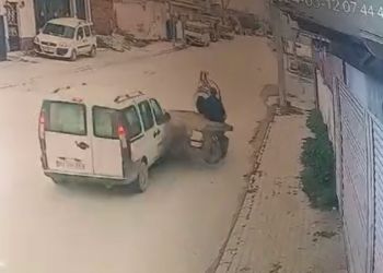 Acarlar’daki kaza güvenlik kamerasına yansıdı