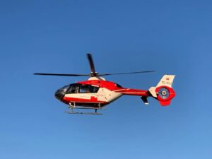 Helikopter Afgan uyruklu hasta için havalandı    