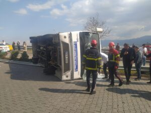 Aydın’ın Efeler İlçesinde Adnan Menderes Üniversitesine yolcu taşımacılığı yapan şehir