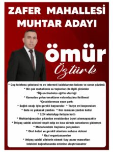 Muhtar adayı Öztürk, başkan adayı gibi çalışır