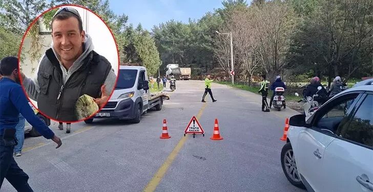 Hafriyat kamyonuna çarpan motosikletli öldü