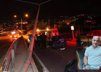 Direğine çarpan otomobilin sürücüsü öldü