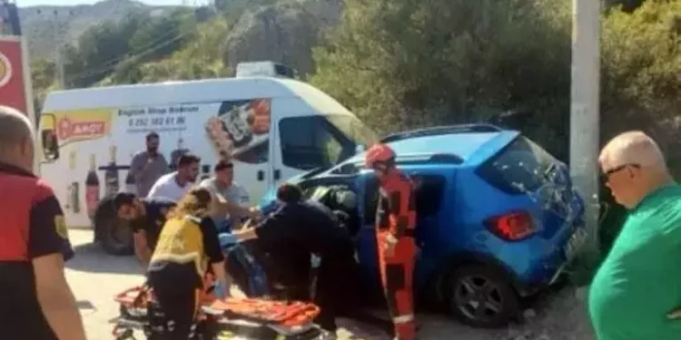 Otomobil, kamyonetle çarpıştı: 1 ölü, 1 yaralı
