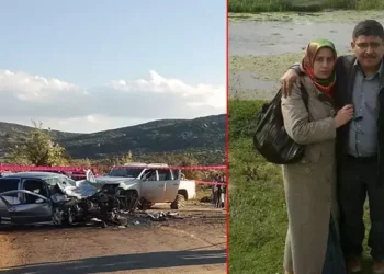Otomobil ile kamyonet çarpıştı; karı- koca öldü, 4 kişi yaralandı