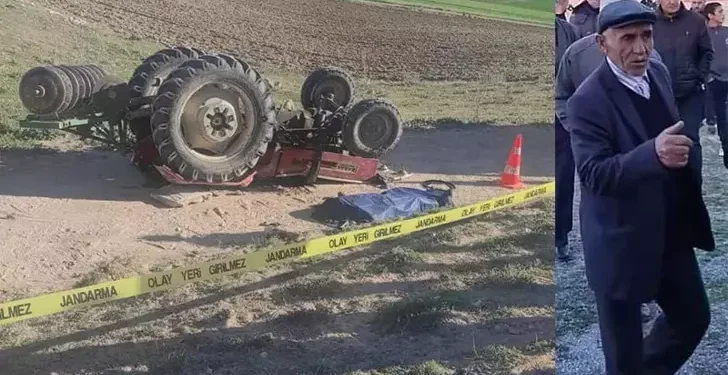 Devrilen traktörün altında kalan sürücü öldü
