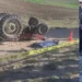 Devrilen traktörün altında kalan sürücü öldü