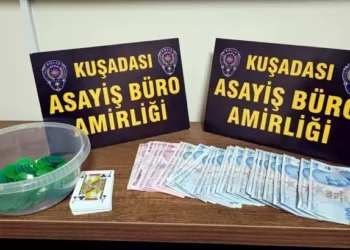 Kuşadası’nda 2 ayrı adrese kumar operasyon