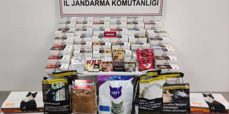 Aydın'da 78 bin 250 makaron ele geçirildi