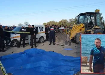 Kepçeye çarpan motosiklet sürücüsü öldü