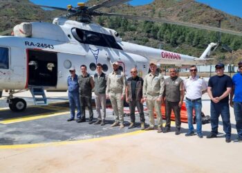İlk yangın helikopteri göreve başladı