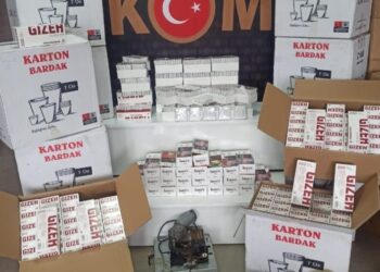 Nazilli’de 101 bin 200 kaçak sigaraya 1 tutuklama
