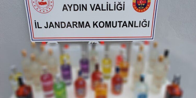 Evinde sahte alkolle yakalandı
