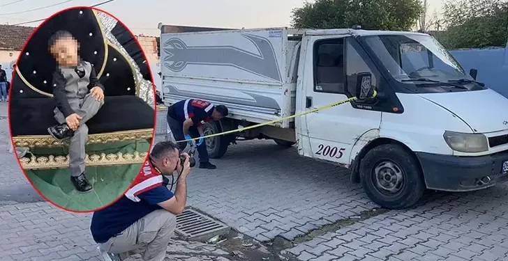 4 yaşındaki Enes, kamyonet kasasından düşerek öldü