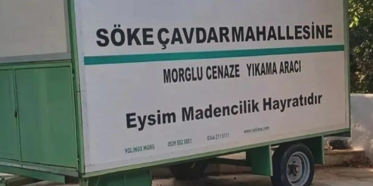 Maden şirketi, morg bağışlayarak mahalle halkıyla alay etti