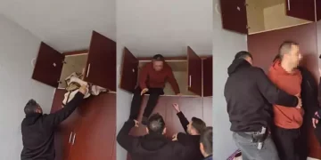 49 suçtan aranan şüpheli, gardıropta yakalandı