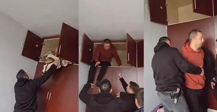 49 suçtan aranan şüpheli, gardıropta yakalandı