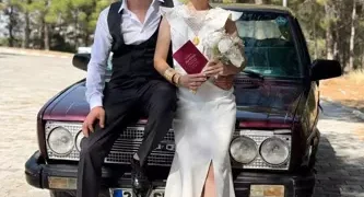 6 ay önce evlenen çifti kaza ayırdı