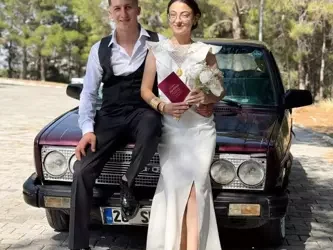 6 ay önce evlenen çifti kaza ayırdı