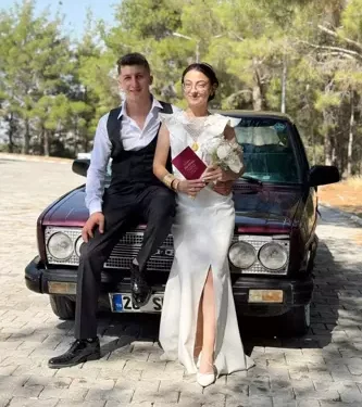 6 ay önce evlenen çifti kaza ayırdı