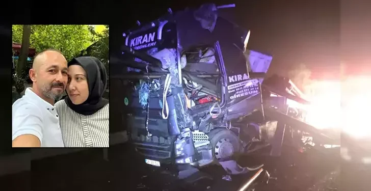 Patlayan lastiği kontrol eden çifte TIR çarptı: 2 ölü, 1 yaralı