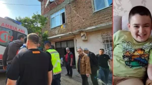 Bursa’da, ailesi ile birlikte Anneler Günü’nü kutlamak için anneannesinin evine