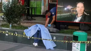 Antalya‘da döner ustası olarak çalışan Murat Özgeriş (50), kaldırımda ölü