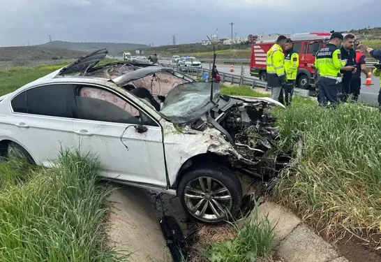 Takla atan otomobilin sürücüsü öldü