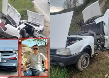 Elektrik direğine çarpan otomobildeki 2 kuzen öldü