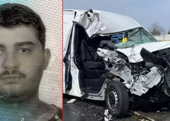 Minibüs, tankere çarptı; 1 ölü, 1 yaralı