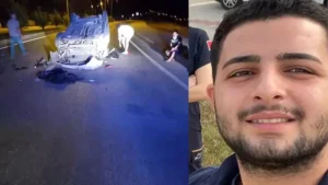 Isparta‘nın Eğirdir ilçesinde otomobilin takla attığı kazada depremzede üniversite öğrencisi