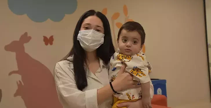 1 yaşındaki yeğeni Eren'e karaciğeriyle 'hayat' verdi