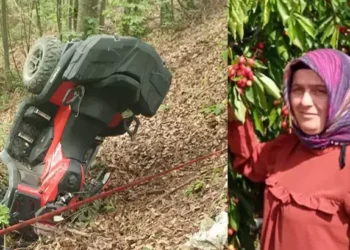 Şarampole devrilen ATV'nin sürücüsü öldü