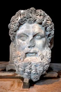 Aydın Aphrodisias'ta Zeus'a ait mermer baş bulundu