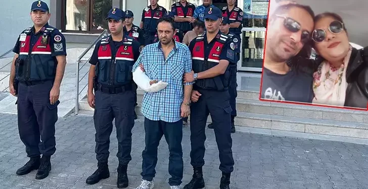 Sağ kolu kırık koca ile 4 arkadaşı adliyeye sevk edildi