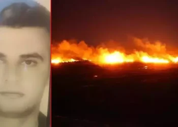 Ormanı yakan çiften koca tutuklandı, eşi serbest