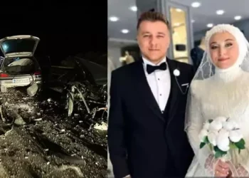 Düğün gecesi kazada gelin ve damat hayatını kaybetti