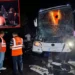 Yolcu otobüsü, TIR'a çarptı
