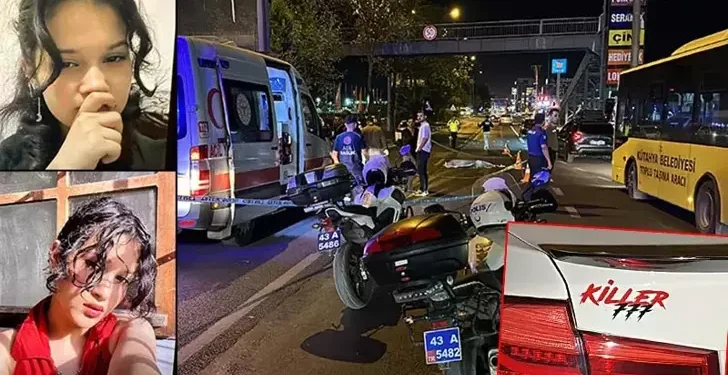 Otomobilin çarptığı 2 yaya kız kardeş hayatını kaybetti