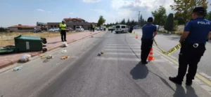 Kediye çarpmamak için manevra yapıp kadına çarptı