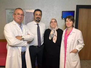 Yumurtalıklarında 23 kiloluk kitle operasyonla çıkarıldı