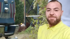 Bakım için madene giren işçi vagonların arasına sıkıştı