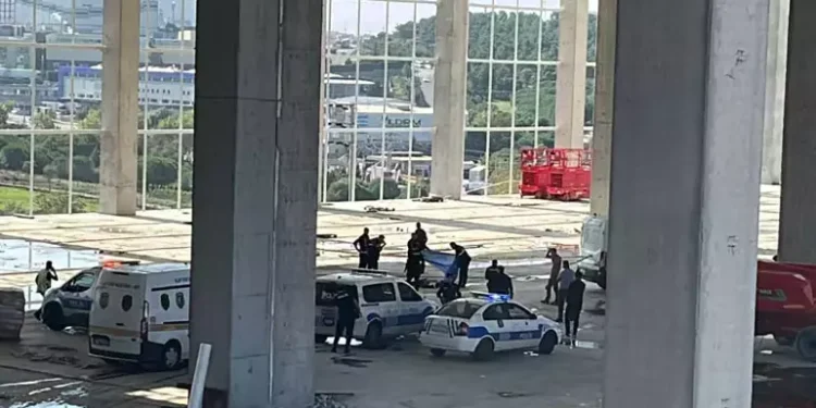 Çalıştığı inşaatta 14 metre yükseklikten düştü