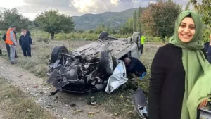 Amasya‘da tarlaya uçan otomobilde hayatını kaybeden Ebrar Melike Bal’ın (27),