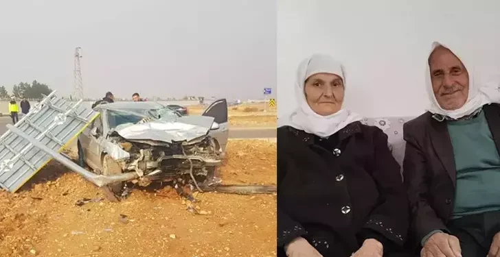 Otomobil kazasında çift hayatını kaybetti