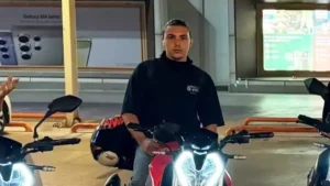 Motosikletle çarptığı ağaç sonu oldu