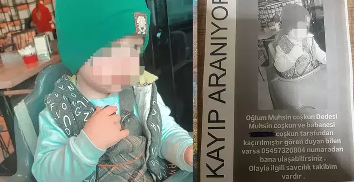 Babaanne ve dedesi torununu kaçırdı